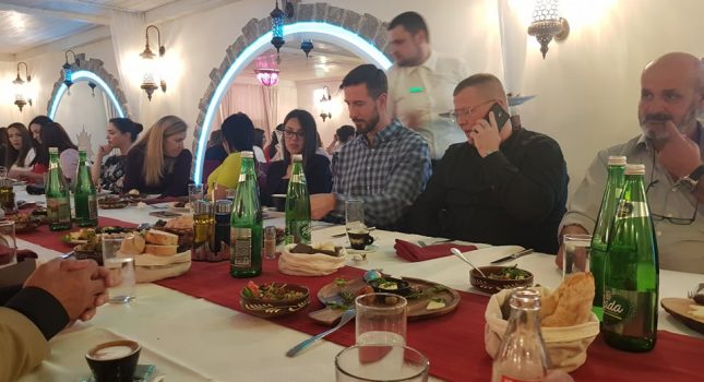 Direktor kompanije Montenegro's ONE g-din Huseyin Oguz Eken organizovao iftar u restoranu Byblos