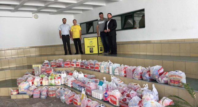 Podijeljeno 1600 kg prehrambrenih namjernica i hemije socijalno ugrozenim porodicama