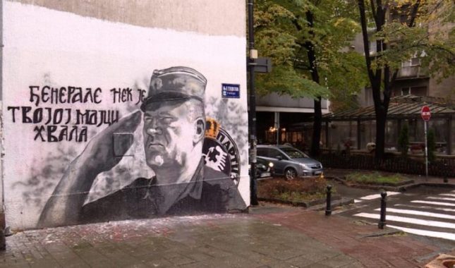 U Beogradu najmanje 250 grafita i murala posvećenih zločincu Mladiću