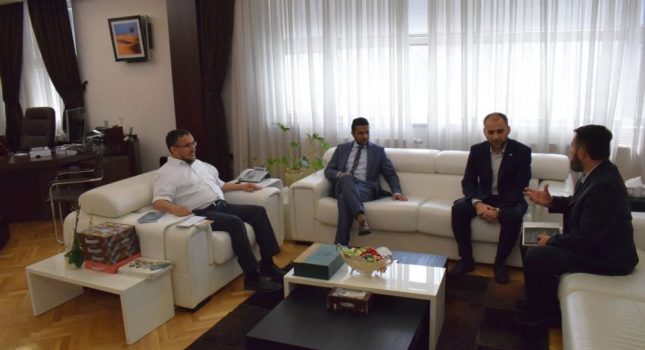 PREDSJEDNIK IKC-PODGORICA DZIHAD RAMOVIC POSJETIO KULTURNI CENTRA KRALJ FAHD U SARAJEVU