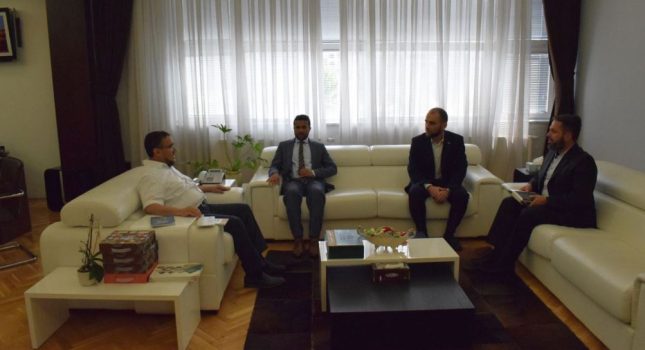 PREDSJEDNIK IKC-PODGORICA DZIHAD RAMOVIC POSJETIO KULTURNI CENTRA KRALJ FAHD U SARAJEVU