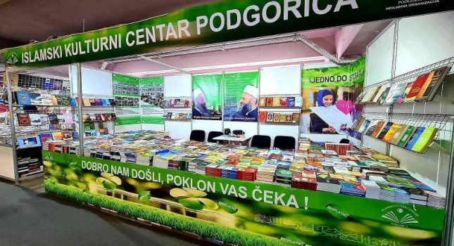 ISLAMSKI KULTURNI CENTAR POKLANJA NAJLJEPŠE ISLAMSKE KNJIGE SVIM POSJETIOCIMA MEĐUNARODNOG SAJMA KNJIGA OD 7 DO 13 MAJA U PODGORICI