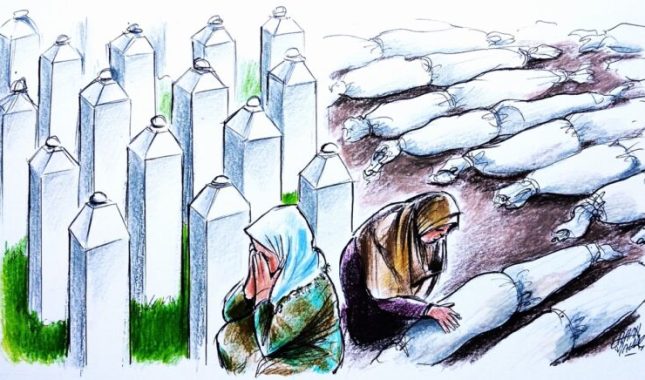 Dok licemjerno oplakuje Srebrenicu, međunarodna zajednica danas opravdava genocid u Gazi