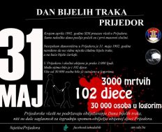 Dan bijelih traka: Sjećanje na užasne zločine i genocid u Prijedoru