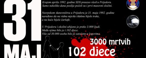 Dan bijelih traka: Sjećanje na užasne zločine i genocid u Prijedoru