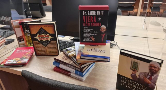 IKC Podgorica donirao preko 100 islamskih knjiga Univerzitetu Crne Gore