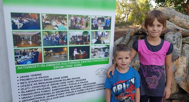 Obezbijeđena drva za malenog Esmira i njegovu sestru Enesu