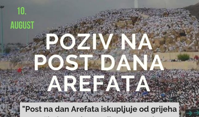 Poziv na post u ponedeljak (19.07.2021. g.)