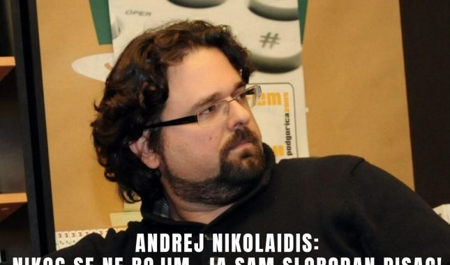 ANDREJ NIKOLAIDIS NAPISAO KNJIŽEVNU KRITIKU GORSKOG VIJENCA