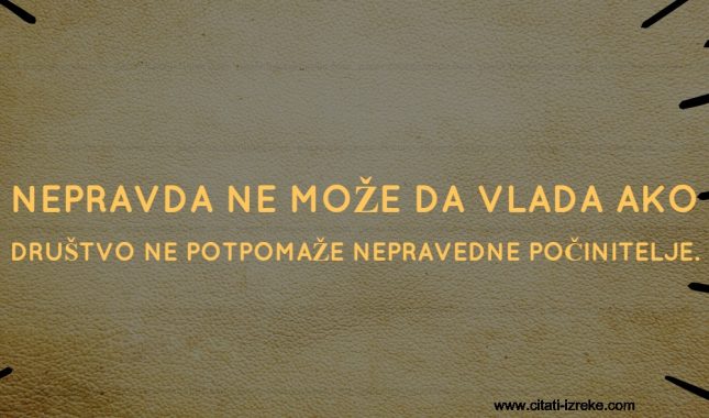 Zulum je prvi vijesnik propasti države