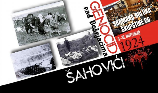 SRAMNA ODLUKA SKUPŠTINE CRNE GORE: ZLOČIN SE PONAVLJA ŠAHOVIĆI 1924. — ŠAHOVIĆI 2024.