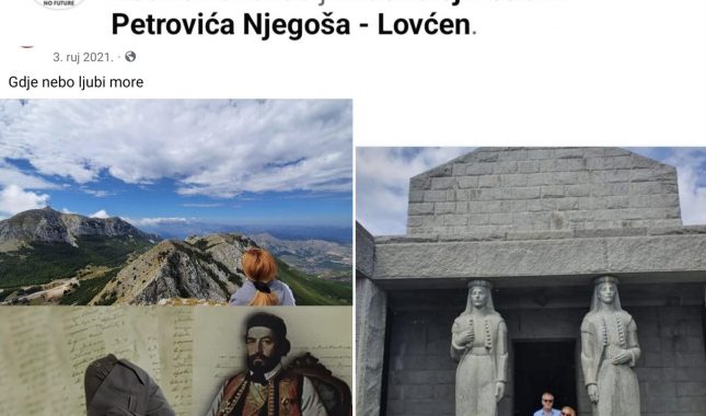 PROF. DR. SANJIN KORDIĆ NA KOLJENA PRED NJEGOŠA