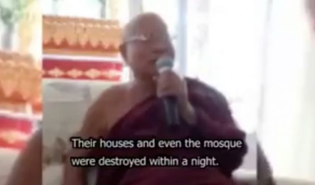 Budistički monah se hvali: Uništili smo domove muslimana i njihove džamije /VIDEO/