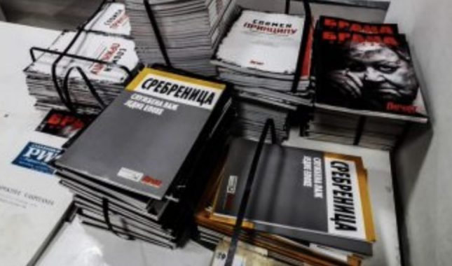 Skandalozno: U beogradskoj Covid bolnici knjige u kojim se negira genocid u Srebrenici