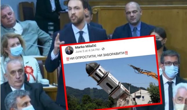 Srpski političar iz Crne Gore prijeti zbog uklanjanja crkve iz dvorišta nane Fate