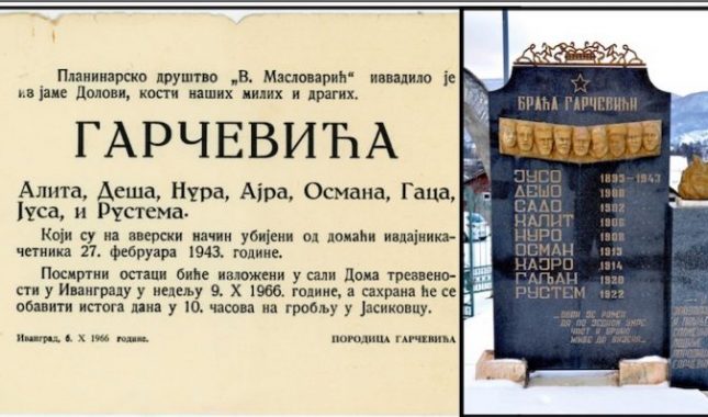 Potresna priča o četničkom zločinu nad devetoricom braće Garčević