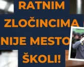 Ratni zločinac učestvovao na javnom času u školi u Srbiji