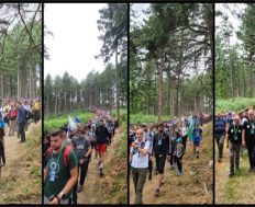 Kolona Marša mira krenula iz Nezuka: Hiljade ljudi ide stopama preživjelih Srebreničana