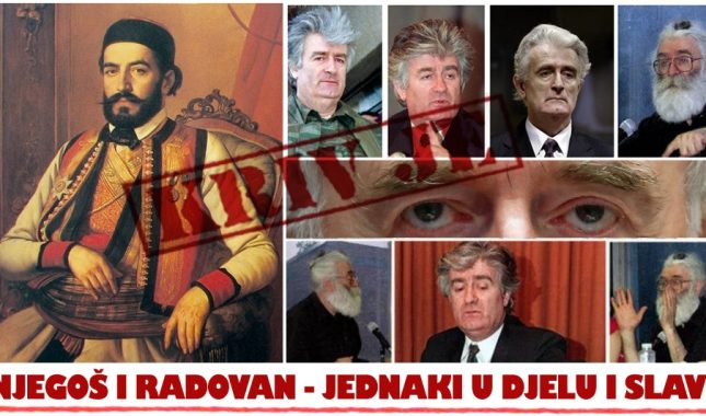 NJEGOŠEVE I KARADŽIĆEVE POLITIČKE IDEJE SE UŽASNO PODUDARAJU
