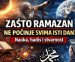 Zašto RAMAZAN ne počinje svima isti dan? NAUKA, HADIS i žalosna STVARNOST muslimana! VIDEO