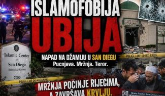 ISLAMOFOBIJA (ponovo) UBIJA!! – NAPAD na muslimane u islamskom centru u San Diegu (VIDEO)