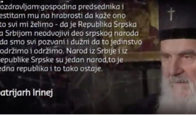 Hoće li IZ BiH prekinuti svu saradnju sa Srpskom pravoslavnom crkvom zbog huškanja na otcjepljenje RS-a? /VIDEO/