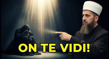 NISI SAM! Pogledaj ko te posmatra svakog sekunda! / hfz. Nedžad ef. Hasanović (VIDEO)