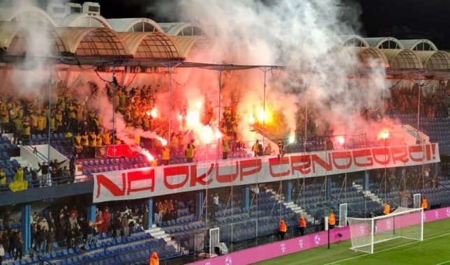 Ustaše i četnici, zajedno ste bježali – genijalna poruka crnogorskih navijača