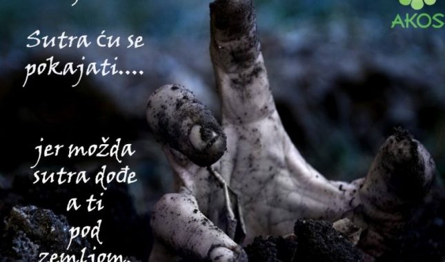 Prije nego što učiniš grijeh, sjeti se …