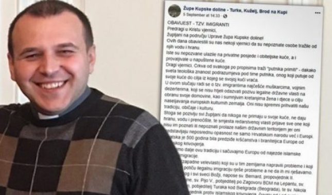 Svećenik poziva katolike: “Ne dajte migrantima ni hrane ni vode”