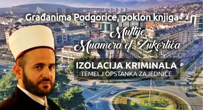 Građanima Podgorice, poklon knjiga Muftije Muamer ef. Zukorlića