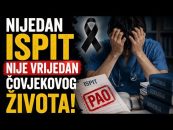 NIJEDAN ISPIT NIJE VRIJEDAN ČOVJEKOVOG ŽIVOTA!Tragedija suicida/samoubistva studenta (VIDEO)